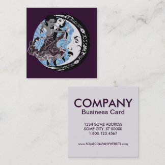 Carte De Visite Carré danser avec votre obscurité