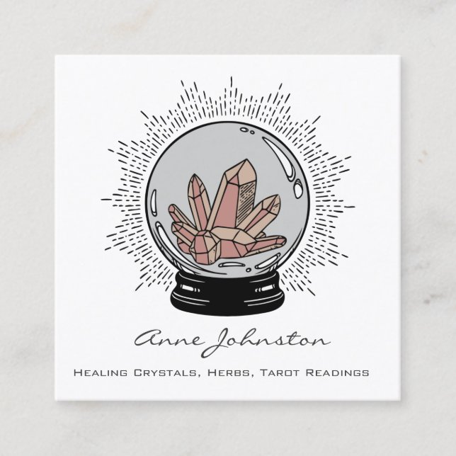 Carte de visite Carré de cristal magique (Devant)