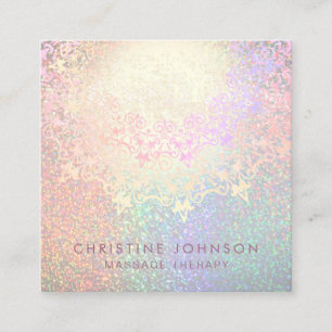 Carte De Visite Carré décoration de massage