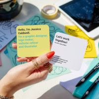 Design graphique moderne minimaliste jaune et turq