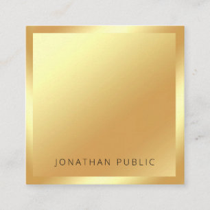 Carte De Visite Carré Dessus à la mode professionnel moderne minimalist