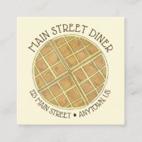 Diner de gaufre belge Brunch Restaurant Chef