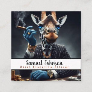 Carte De Visite Carré Directeur Général Drôle