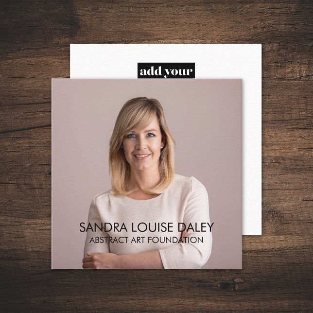 Carte De Visite Carré Directeur Marketing Consultant Gestionnaire Profes (Créateur téléchargé)