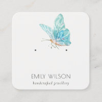 Écran d'oreille à papillon bleu-bleu très joli Aqu
