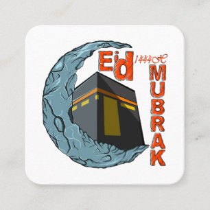 Carte De Visite Carré Eid moubarak