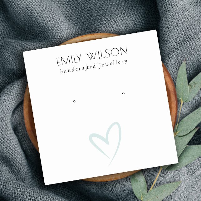 Carte De Visite Carré Élégant Élégant Écran d'oreille (Créateur téléchargé)