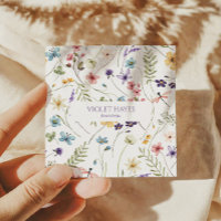 Élégant Fleur sauvage Fleur sauvage Floral Custom