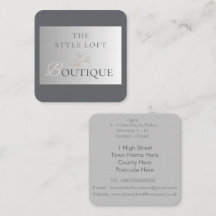 Élégant logo de feuille de boutique pour une marqu