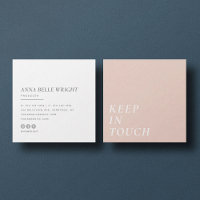 Élégant | Typographie moderne minimaliste rose sim