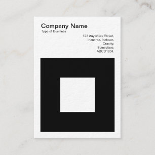 Carte De Visite Carré en gras