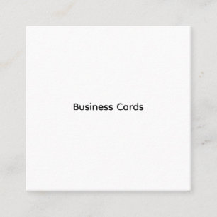 Carte De Visite Carré Entreprise personnalisée professionnelle