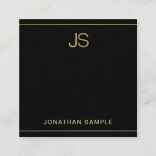 Carte De Visite Carré Épais de la meilleure qualité de luxe de