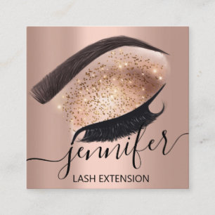 Carte De Visite Carré Épaule professionnelle Eyelash Extension Maquillag