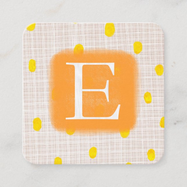 CARTE DE VISITE CARRÉ ETSY (Devant)