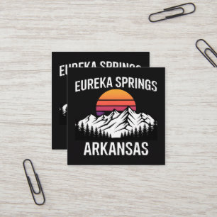 Carte De Visite Carré Eureka Springs