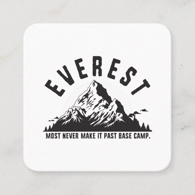 Carte De Visite Carré Everest (Devant)