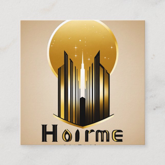 Carte De Visite Carré "Expert Sticker Personnalisé" (Devant)