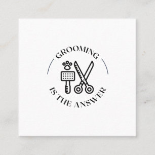 Carte De Visite Carré Faire grandir la réponse