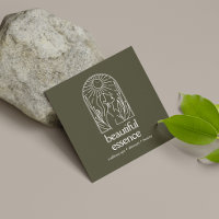 Femme Feuille Moon Arch Beauté Wellness Spa Sage
