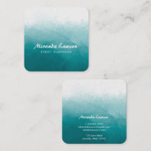 Fond aquarelle vert cyan