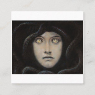 Carte De Visite Carré Franz Von Stuck - Chef De La Medusa