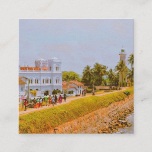 Carte De Visite Carré Galle City - Côte Sud du Sri Lanka
