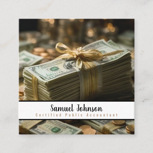 Carte De Visite Carré Gestionnaire de fonds communs de placement Courtie (Devant)