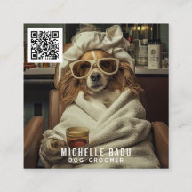 Groomer de chiens vintages