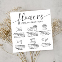 Guide minimaliste de soins de bouquet Merci fleuri
