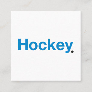 Carte De Visite Carré Hockey
