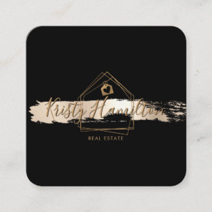 Carte De Visite Carré immobilier professionnel maison immobilier immobil