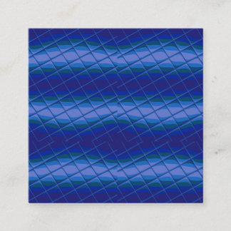 Carte De Visite Carré indigo palette
