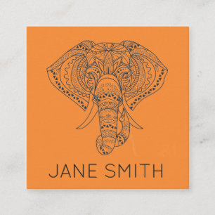 Carte De Visite Carré Industrie créative élégante moderne de concepti