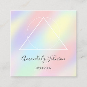 Carte De Visite Carré Infirmière inscrite Docteur en santé Phisican Pass