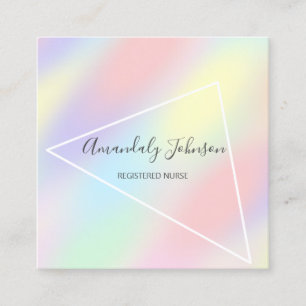 Carte De Visite Carré Infirmière inscrite Médecin de santé Phisican