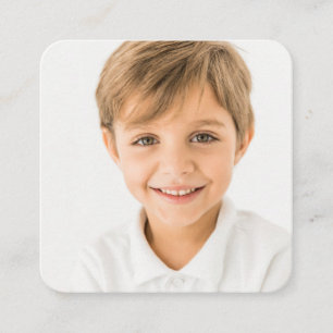 Carte De Visite Carré Informations pour les parents d'enfants ayant des 