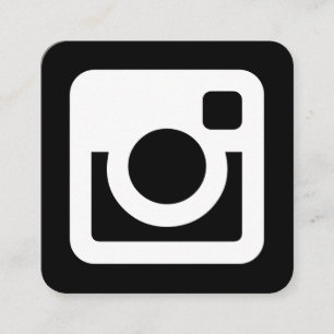 Carte De Visite Carré Instagram promotionnel
