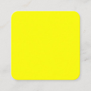 Carte de visite Carré jaune