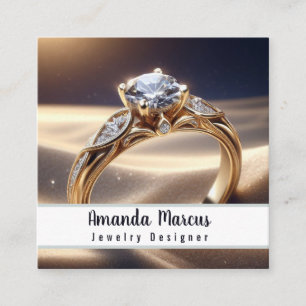 Carte De Visite Carré Joaillier de Diamond Ring