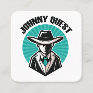 Carte De Visite Carré Johnny Quest