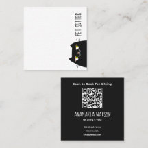Jolie QR Garde de Chats et Animaux de Compagnie