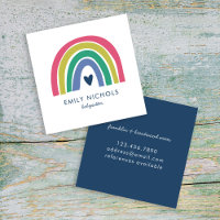 Jolie Rainbow Pink Navy Green Boho Babysitter