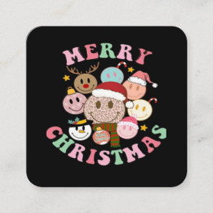 Carte De Visite Carré Joyeux Noël