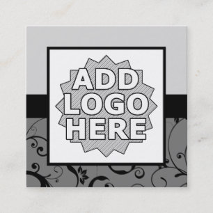 Carte De Visite Carré la damassé professionnelle ajoutent votre propre