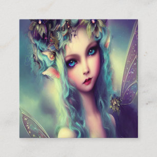 Carte De Visite Carré La magie de la fée de la princesse