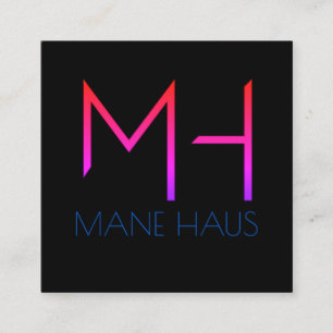 Carte De Visite Carré Late Night Miami