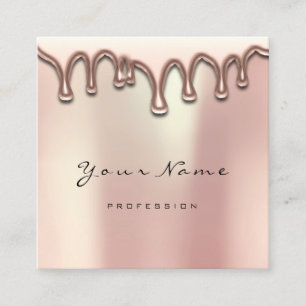 Carte De Visite Carré Lésion de la démilitarisation Browns Lashes de maq