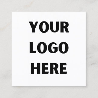 Carte De Visite Carré Logo de l'entreprise sur mesure Camion du personne