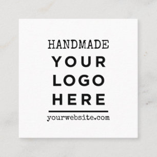 Carte De Visite Carré Logo d'entreprise personnalisé